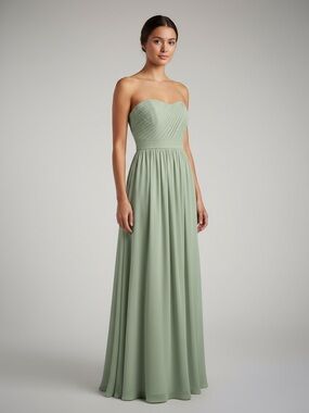Babaroni NWT Dusty Sage or Mint Green Strapless Ball Gown Dress size S